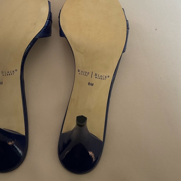 White House Black Market cobalt blue heels - Picture 7 of 7